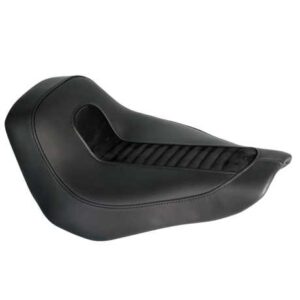 Solo Seat Leather black quilted