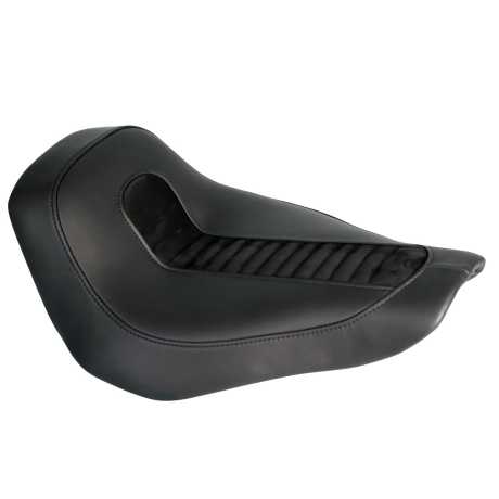 Solo Seat Leather black quilted